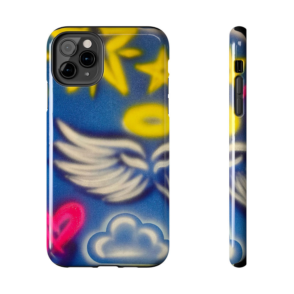 Thumbnail: "celestial halo" airbrush iPhone case
