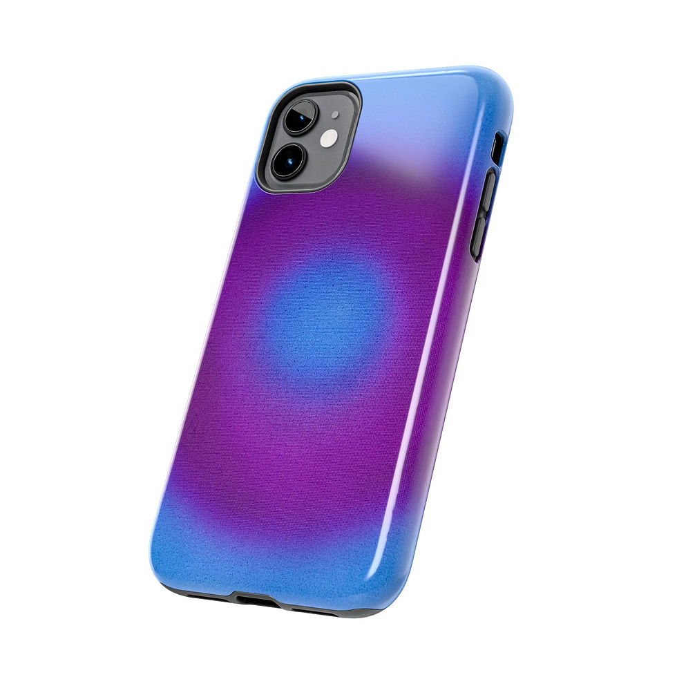 Thumbnail: "grape soda" aura airbrush iPhone case