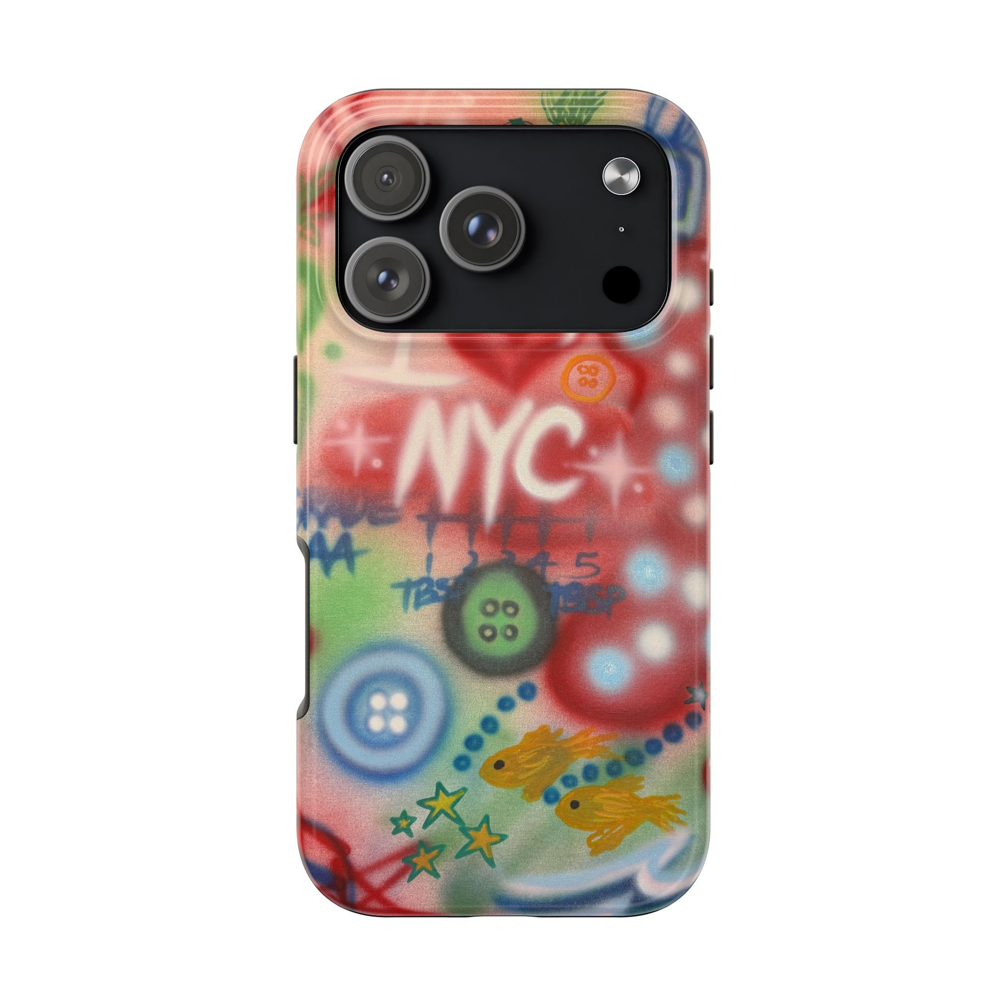"i <3 NYC" airbrush iPhone case
