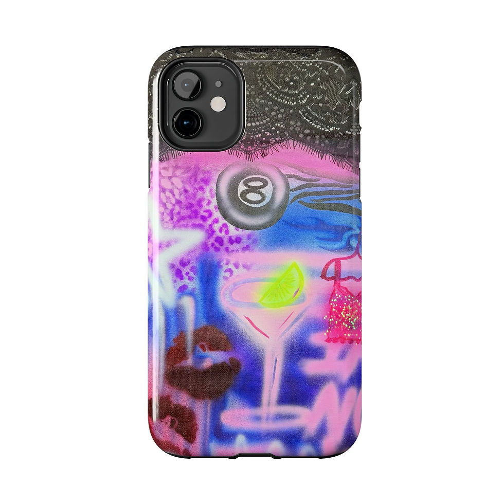 Thumbnail: "dream life" airbrush iPhone case
