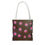 Thumbnail: "cherry mocha polka dot" airbrush tote bag