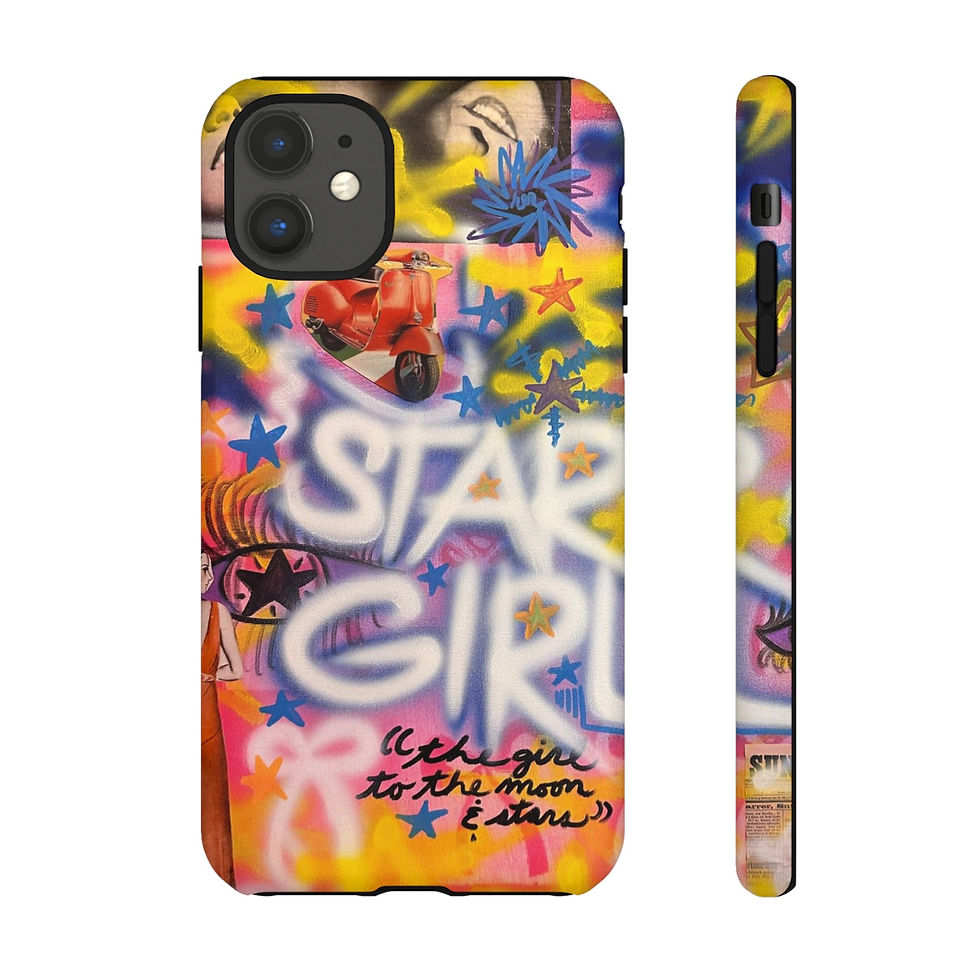 Thumbnail: "STARGIRL" airbrush iPhone case