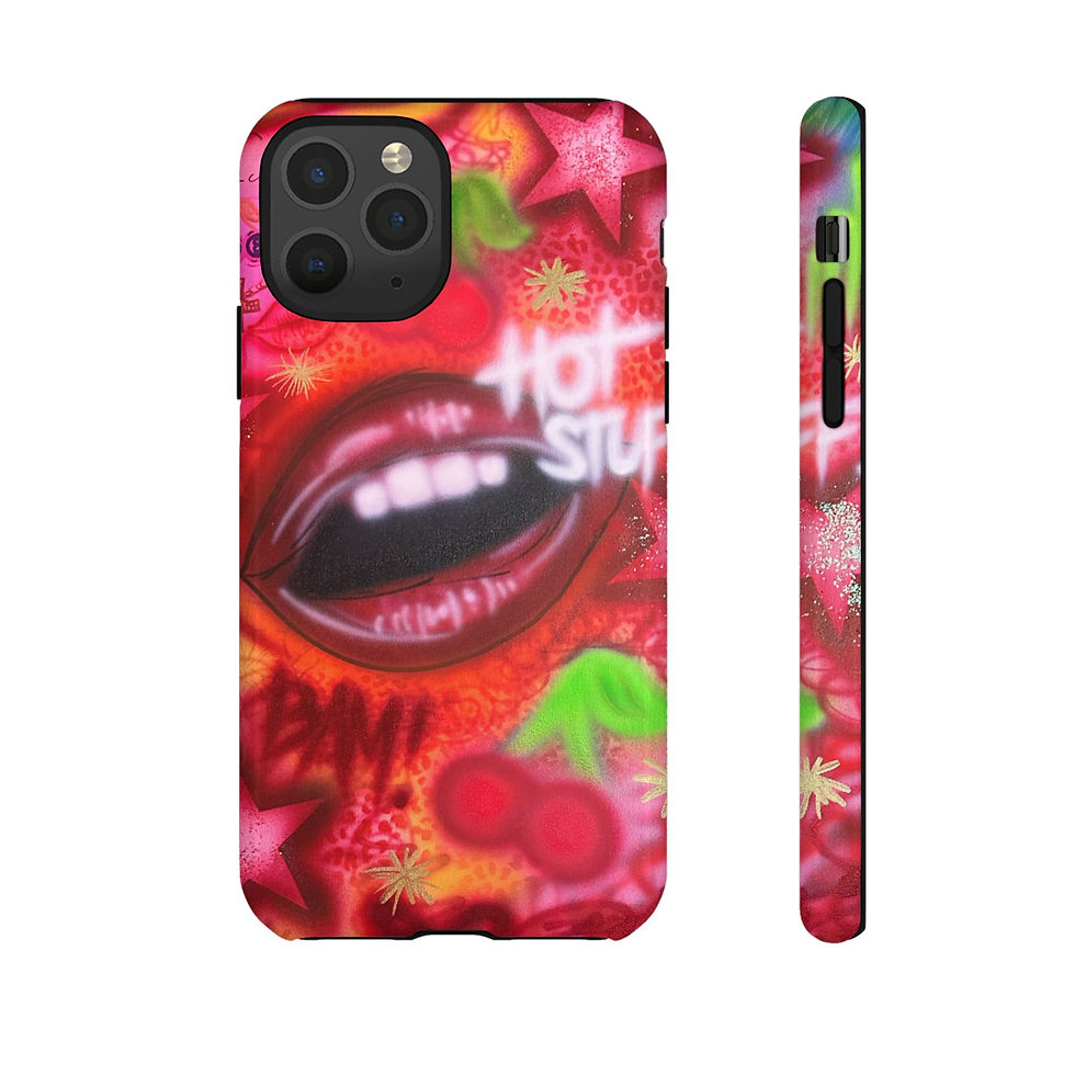 Thumbnail: "hot stuff" airbrush iPhone case