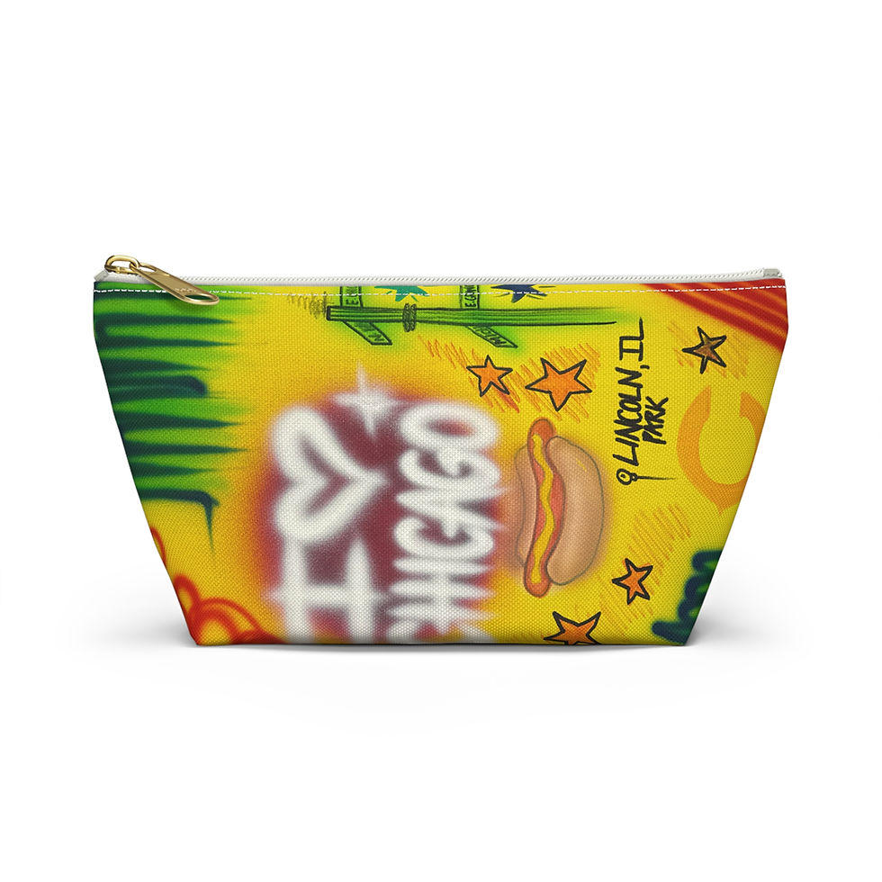 Thumbnail: "chicago" airbrush makeup pouch