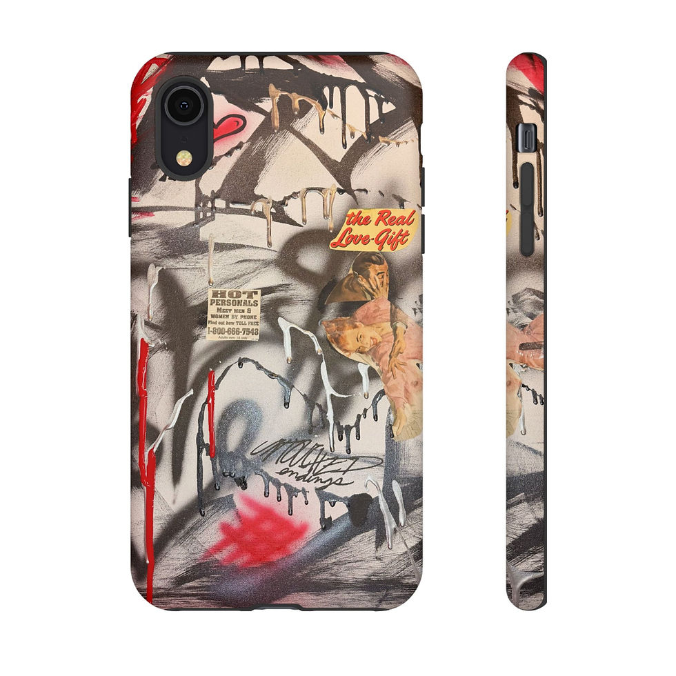 Thumbnail: "real love" airbrush iPhone case