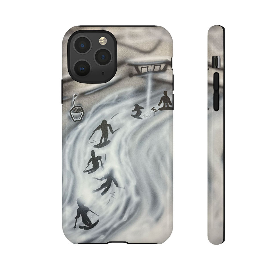 Thumbnail: "arctic avalanche" airbrush iPhone case