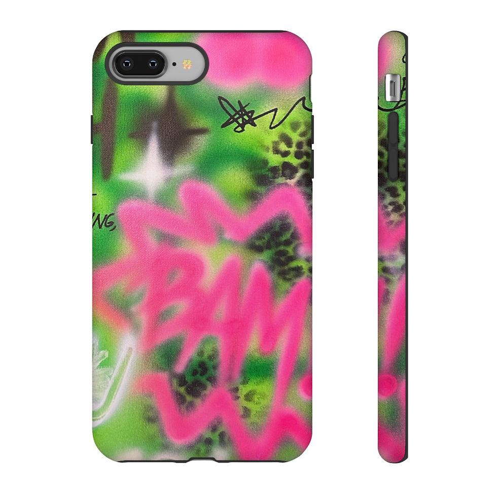 Thumbnail: "BAM! pt. 2" airbrush iPhone case