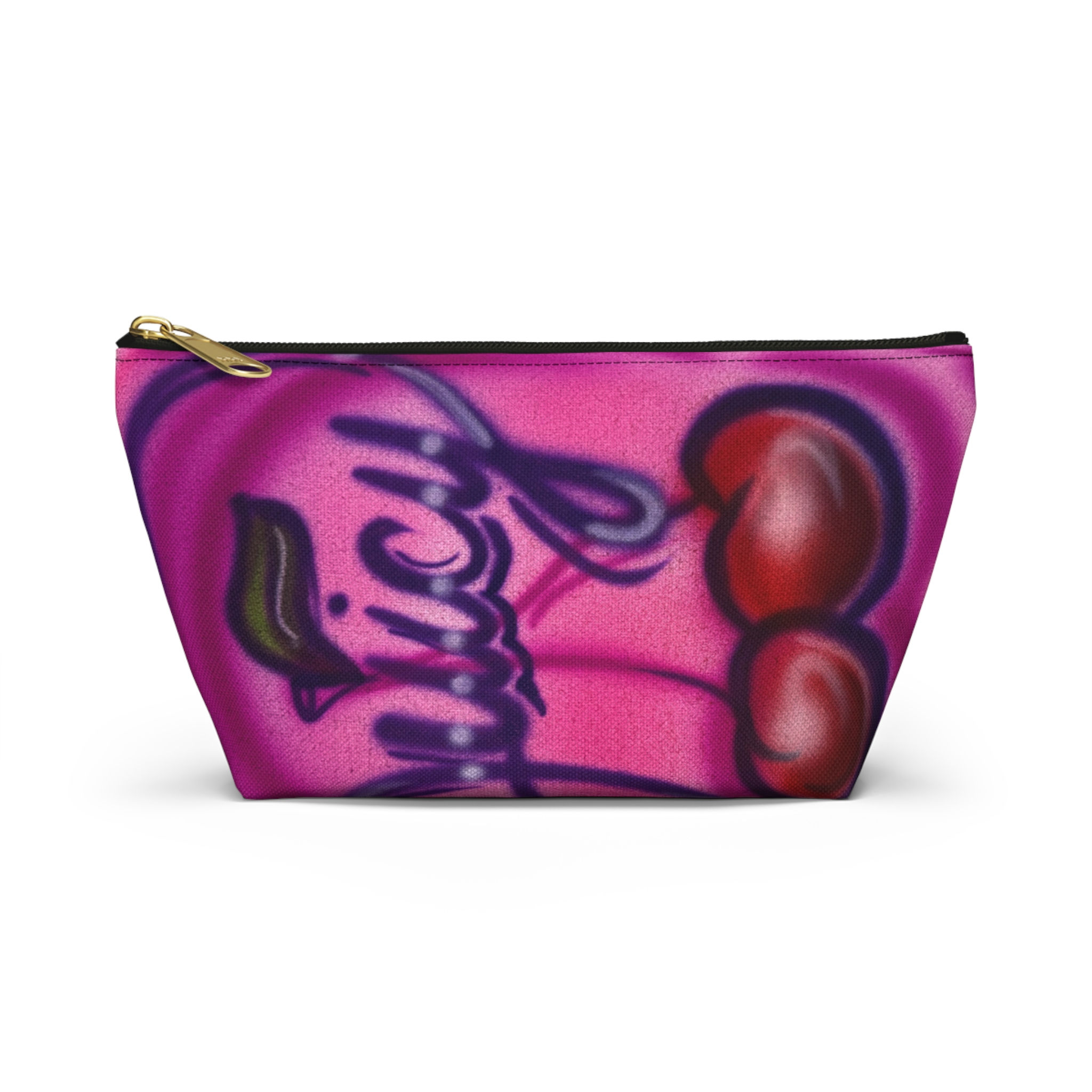 "juicy" airbrush makeup pouch