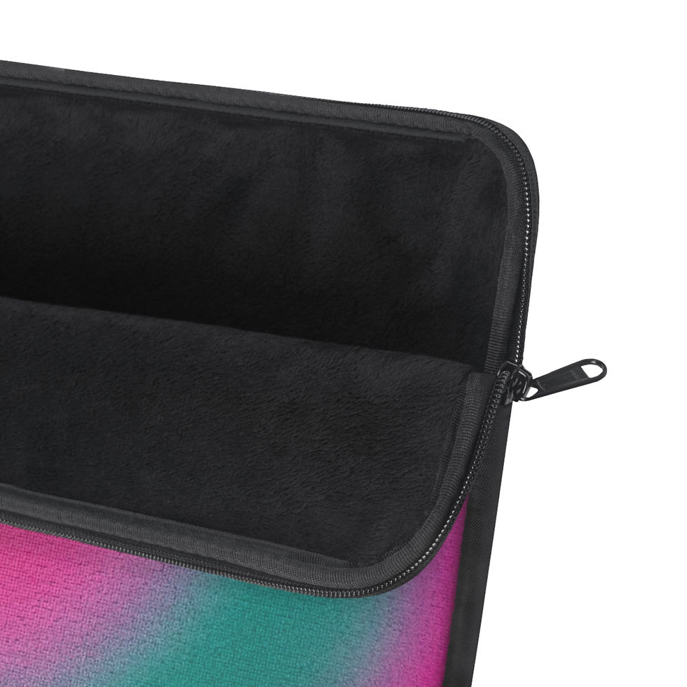 Thumbnail: "watermelon swirl aura" airbrush laptop sleeve