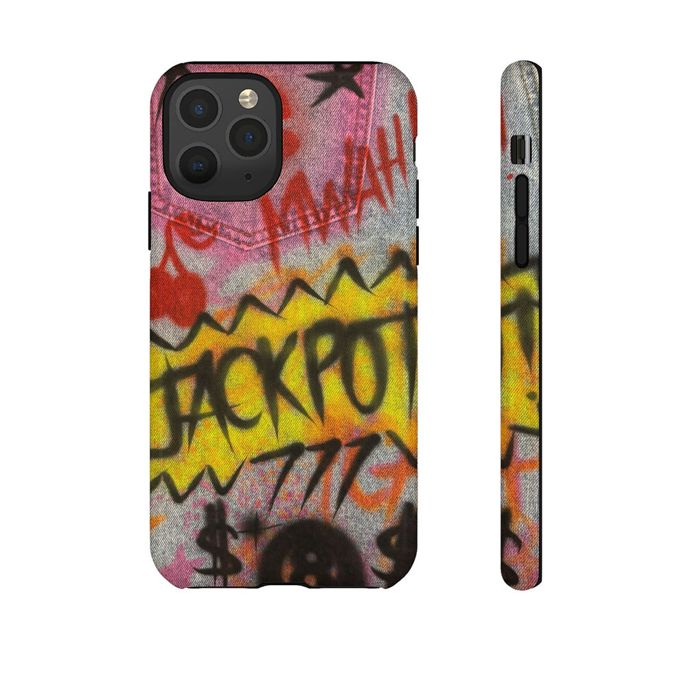 Thumbnail: "JACKPOT!" airbrush iPhone case