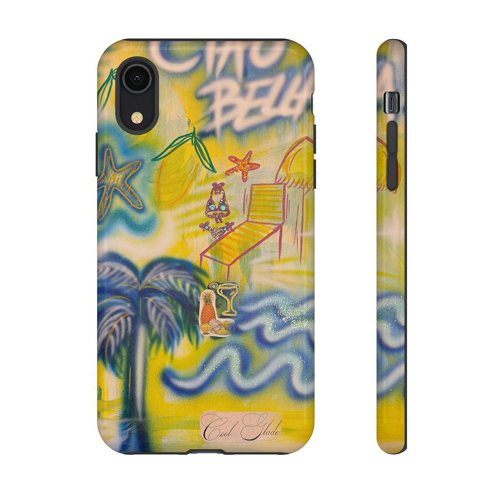 Thumbnail: "ciao bella" airbrush iPhone case