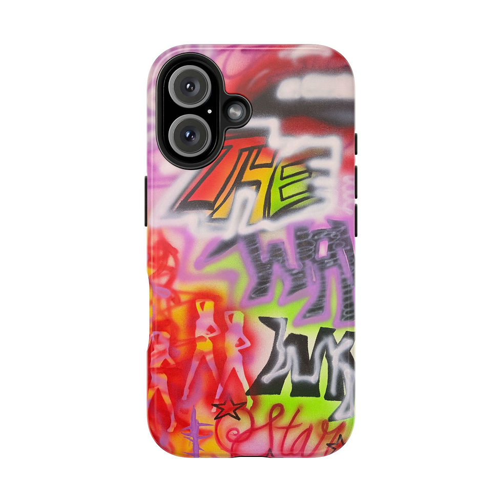 Thumbnail: "wynwood gold" airbrush iPhone case