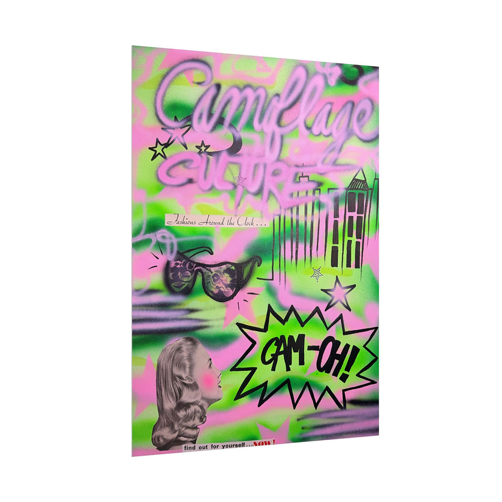 Thumbnail: "green camo" airbrush rolled print