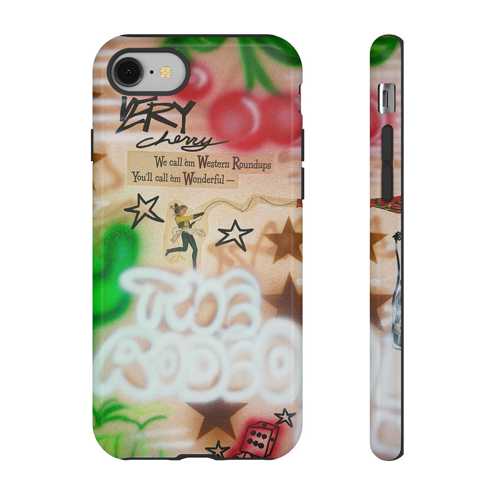 Thumbnail: "the rodeo" airbrush iPhone case