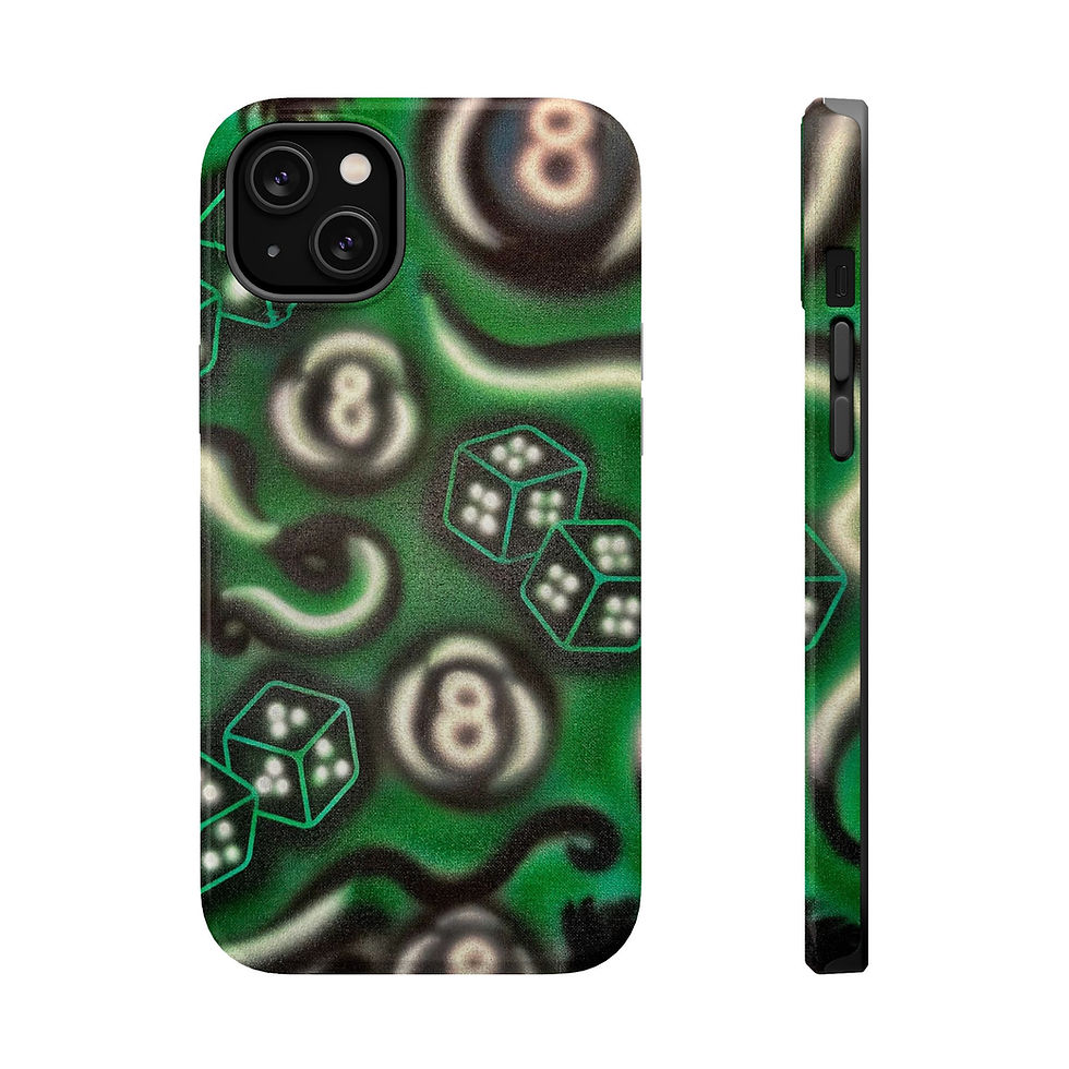 Thumbnail: MagSafe "risk it! pt. 2" airbrush iPhone case 