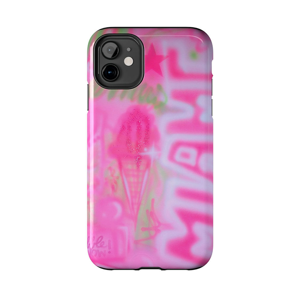 Thumbnail: "sunset sorbet" airbrush iPhone case