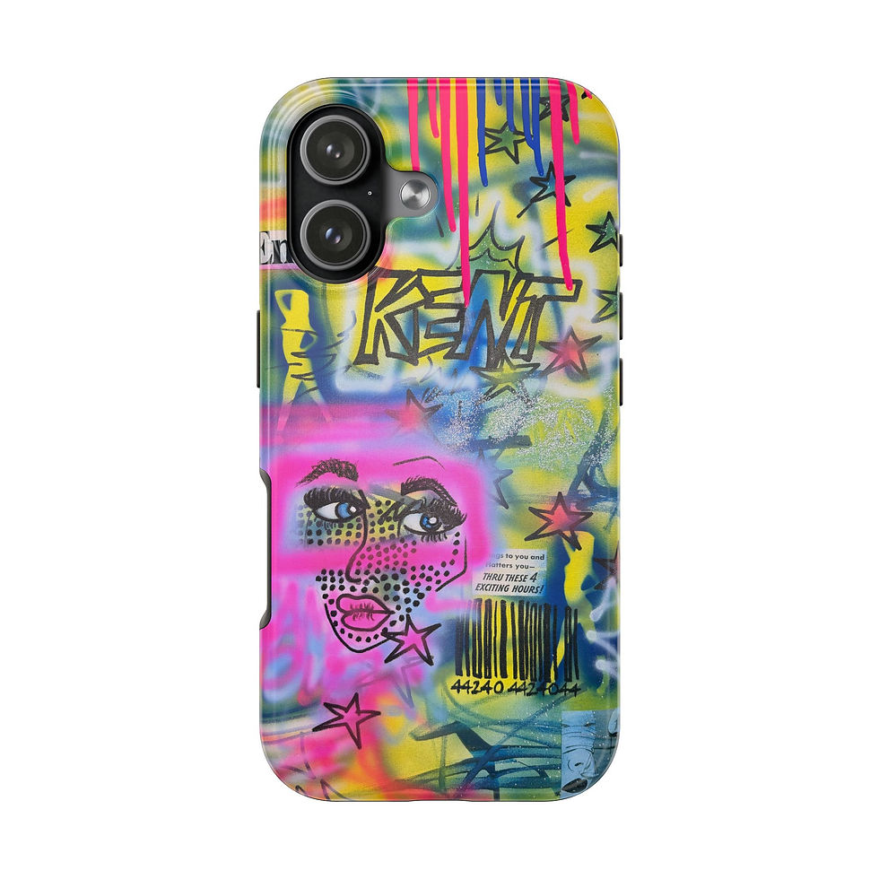 Thumbnail: "kent, oh pt.2" airbrush iPhone case