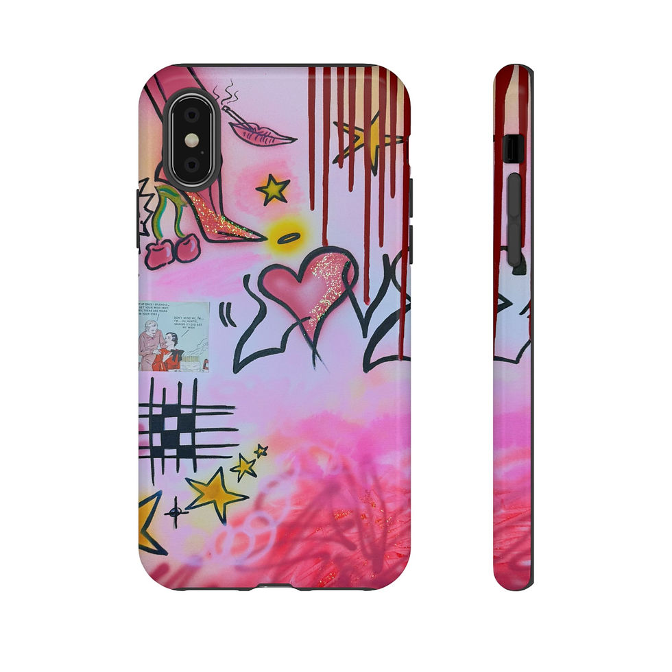 Thumbnail: "cherry luvr" airbrush iPhone case