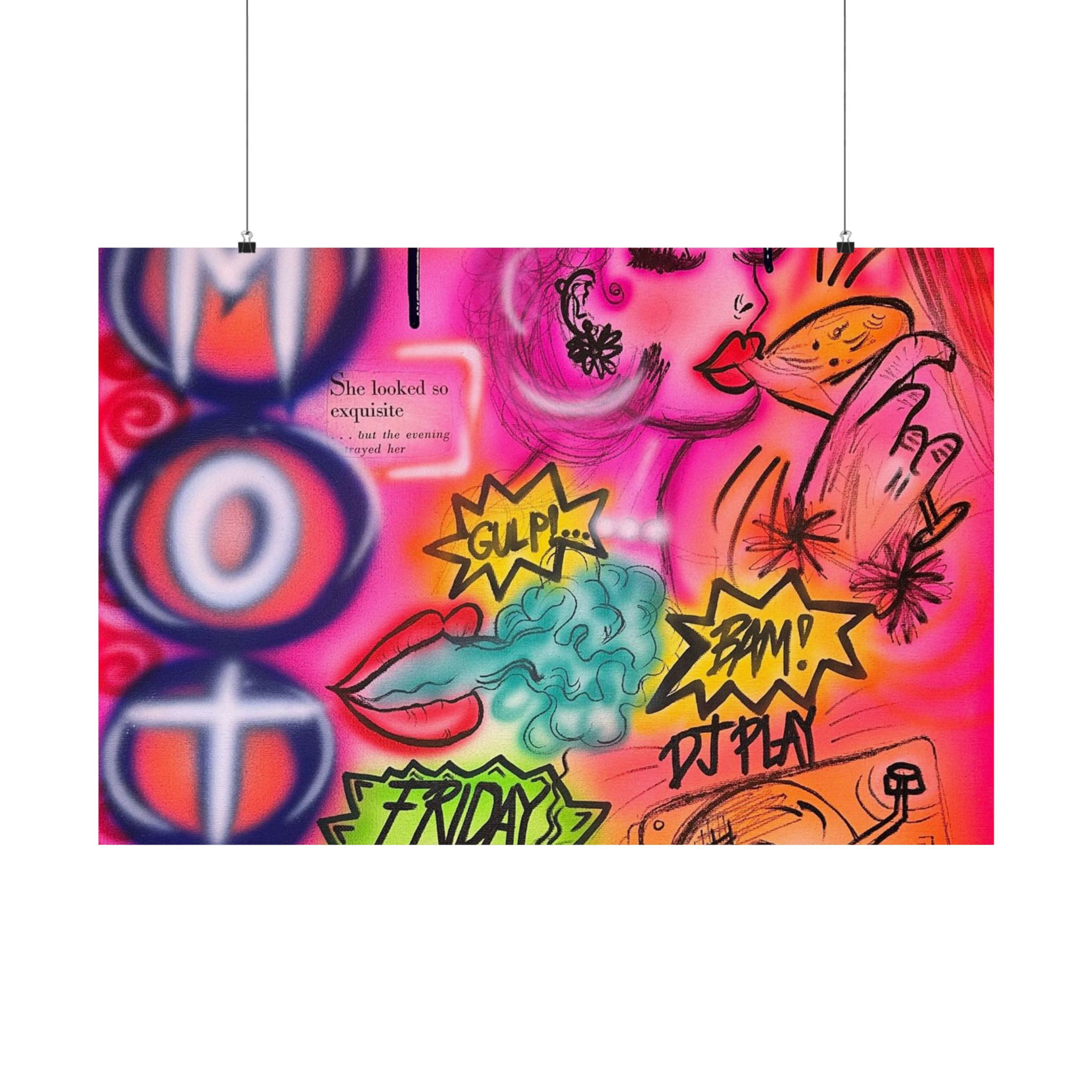"vegas ventures" airbrush horizontal print