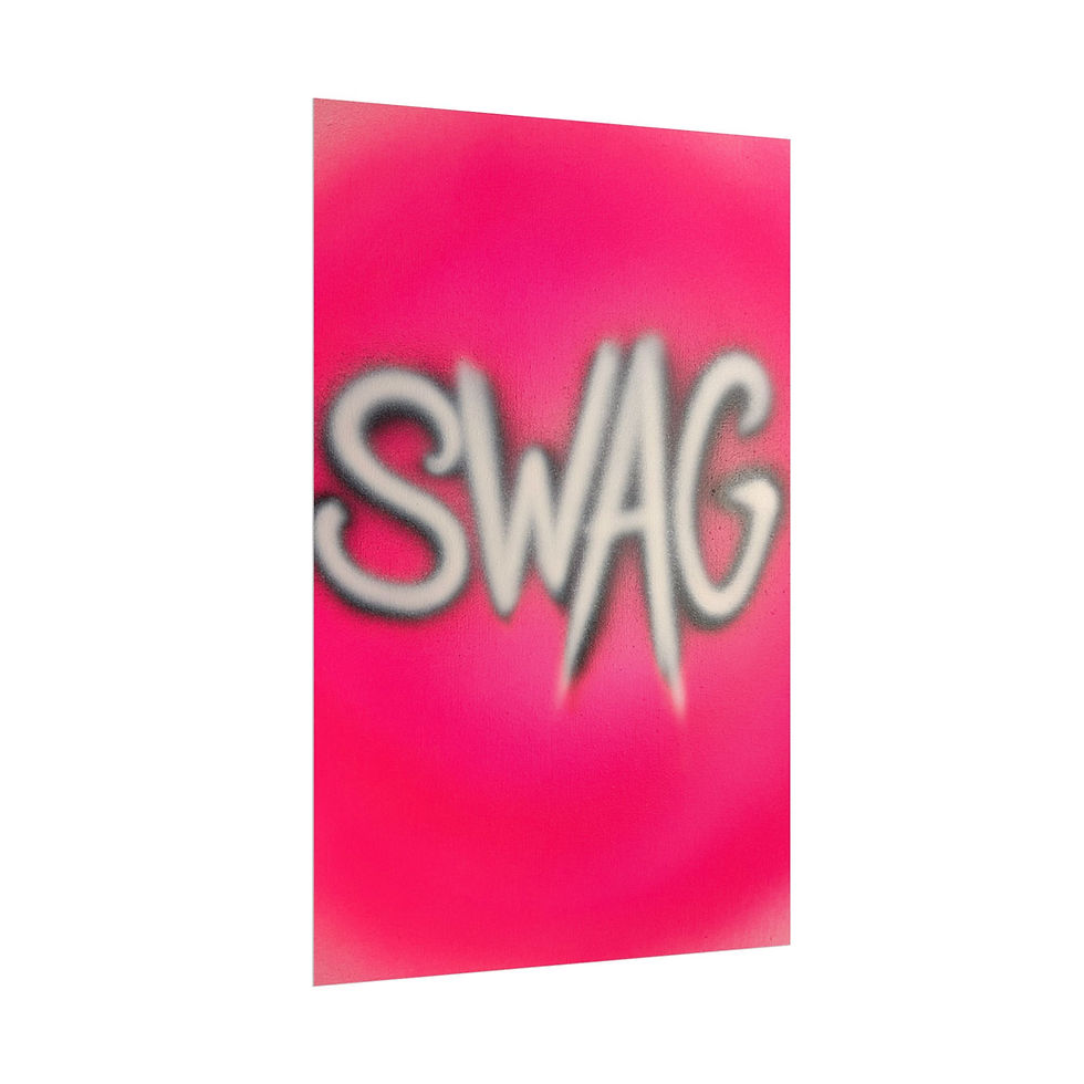 Thumbnail: "SWAG" airbrush rolled print