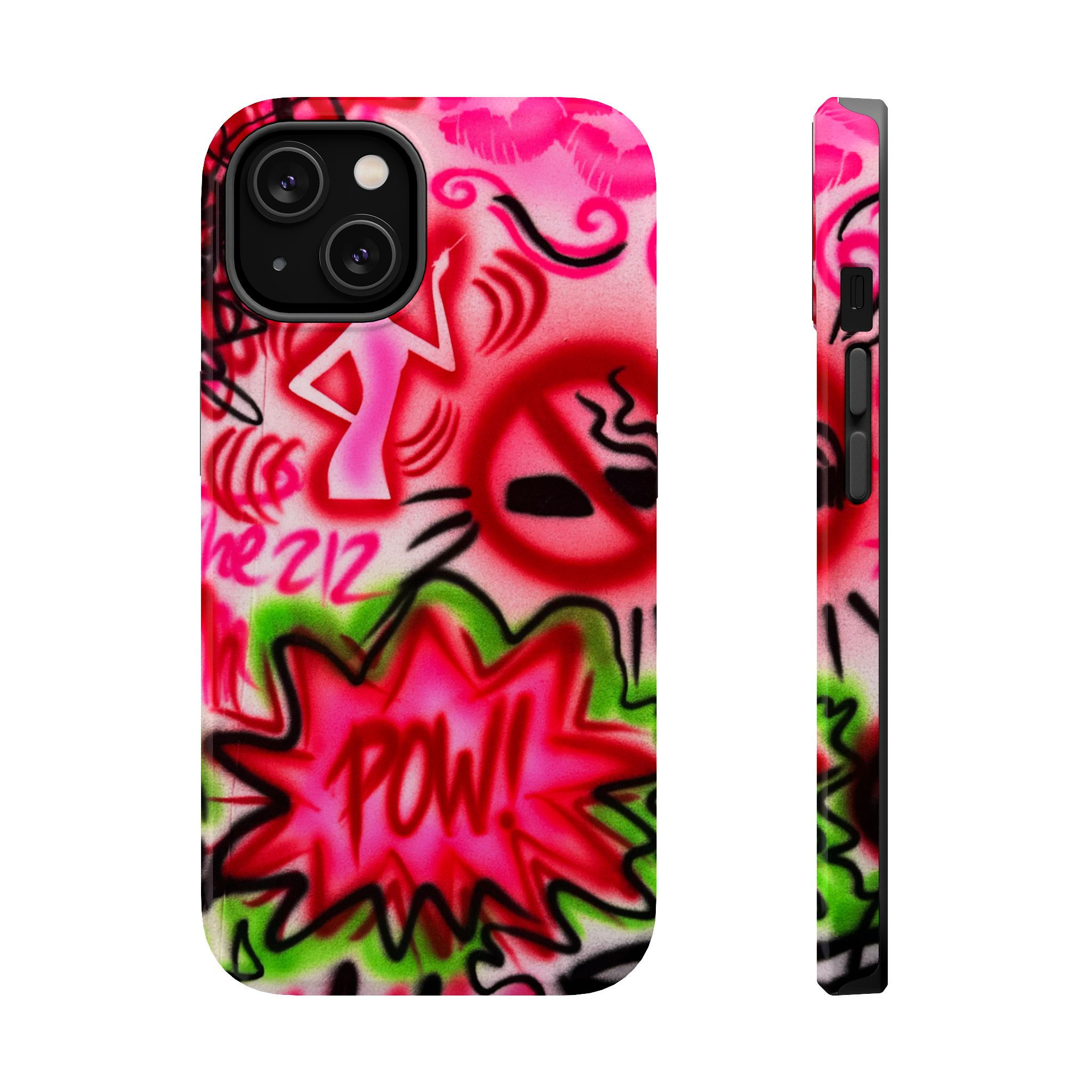 MagSafe "in the 212" airbrush iPhone case