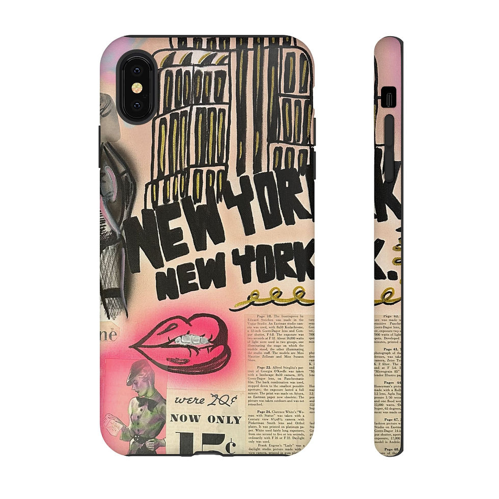 Thumbnail: "new york, new york" airbrush iPhone case
