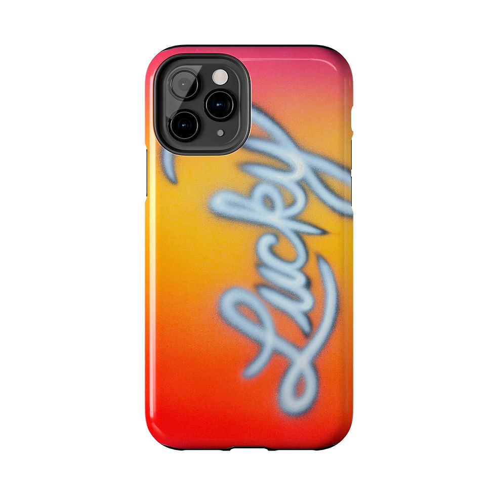 Thumbnail: "lucky" airbrush iPhone case