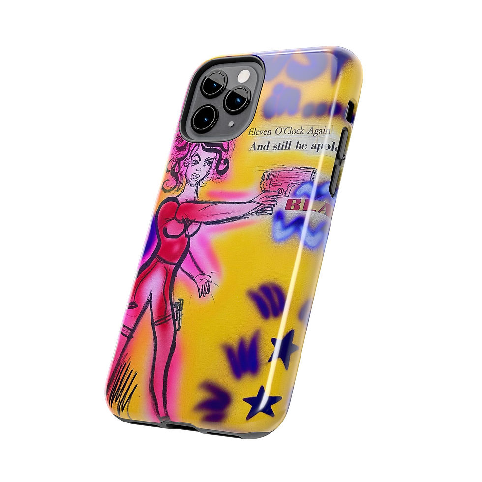 Thumbnail: "spiraling thoughts" airbrush iPhone case