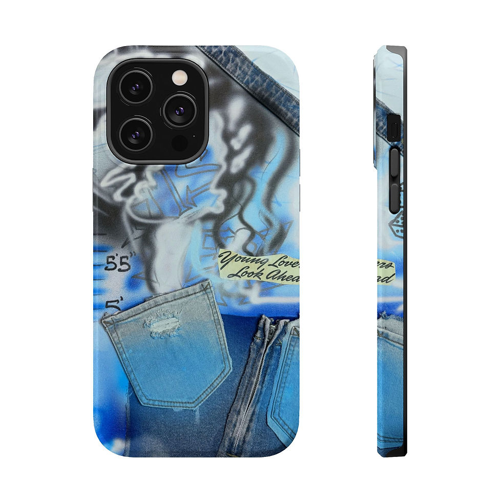 Thumbnail: MagSafe "young lovers" airbrush iPhone case 