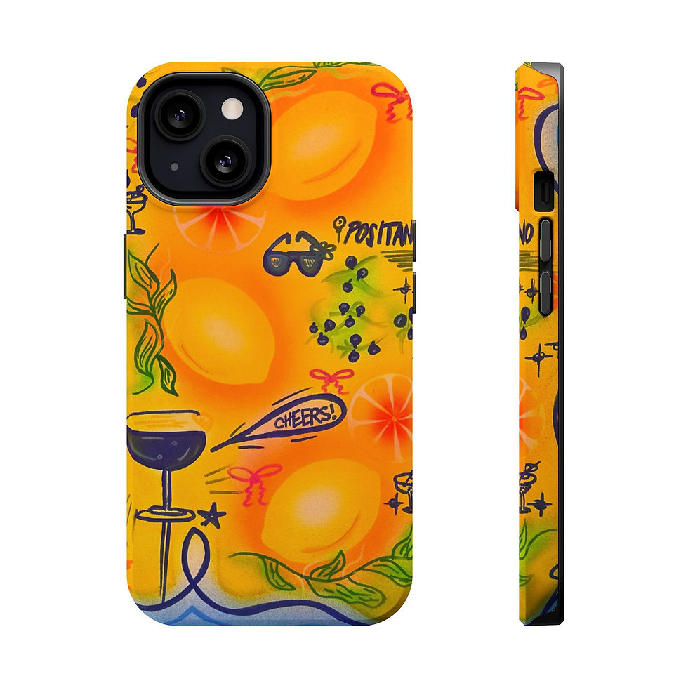 Thumbnail: "citrus coastline" airbrush iPhone case 