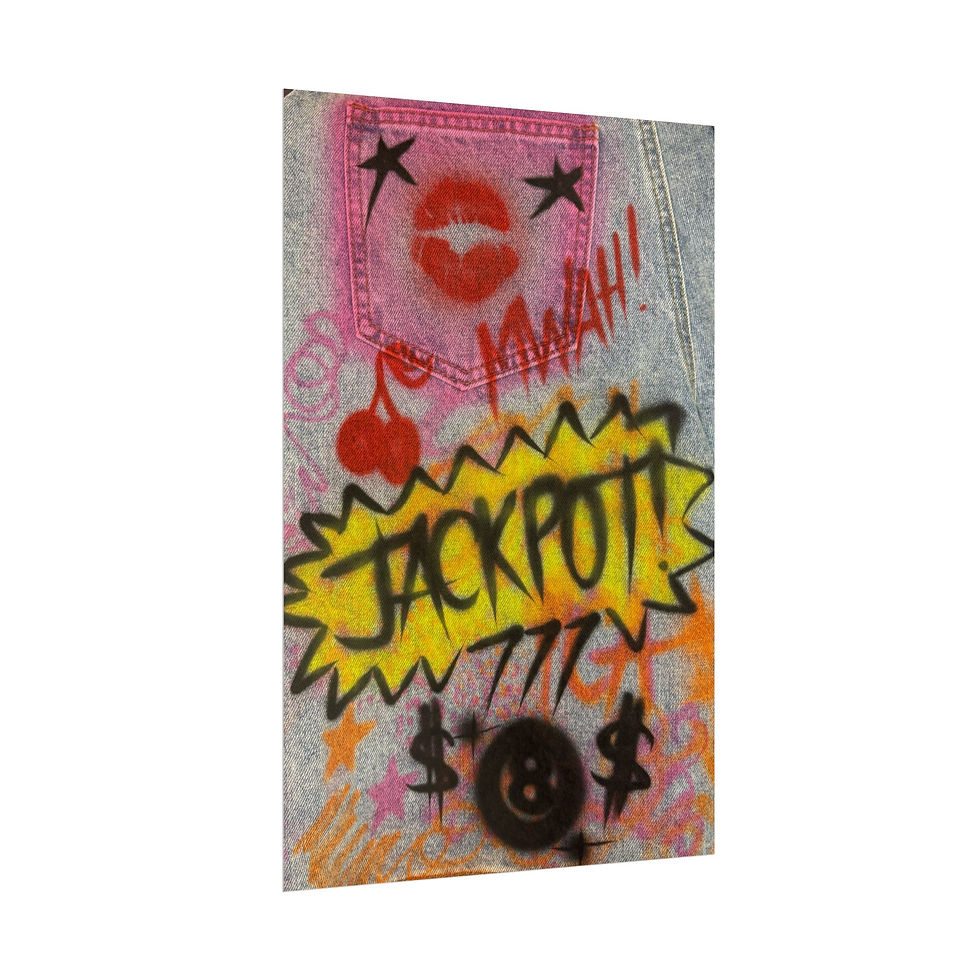 Thumbnail: "JACKPOT!" airbrush rolled print