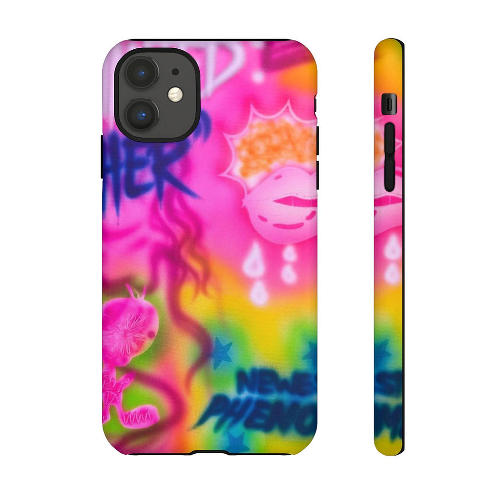 Thumbnail: "wanted" airbrush iPhone case
