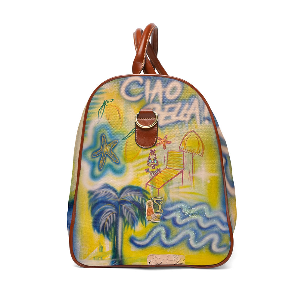 Thumbnail: "ciao bella" airbrush waterproof travel bag