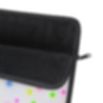 Thumbnail: "birthday cake polka dot" airbrush laptop sleeve