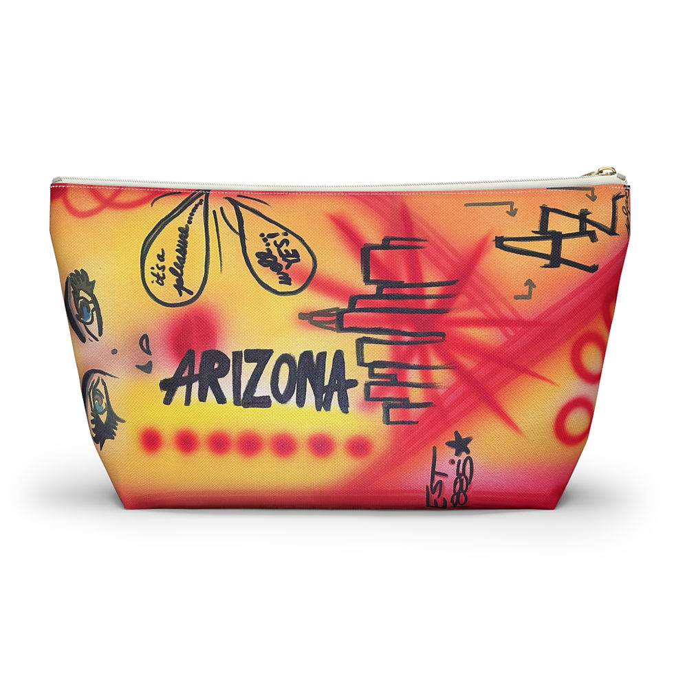 Thumbnail: "tempe, arizona" airbrush makeup pouch