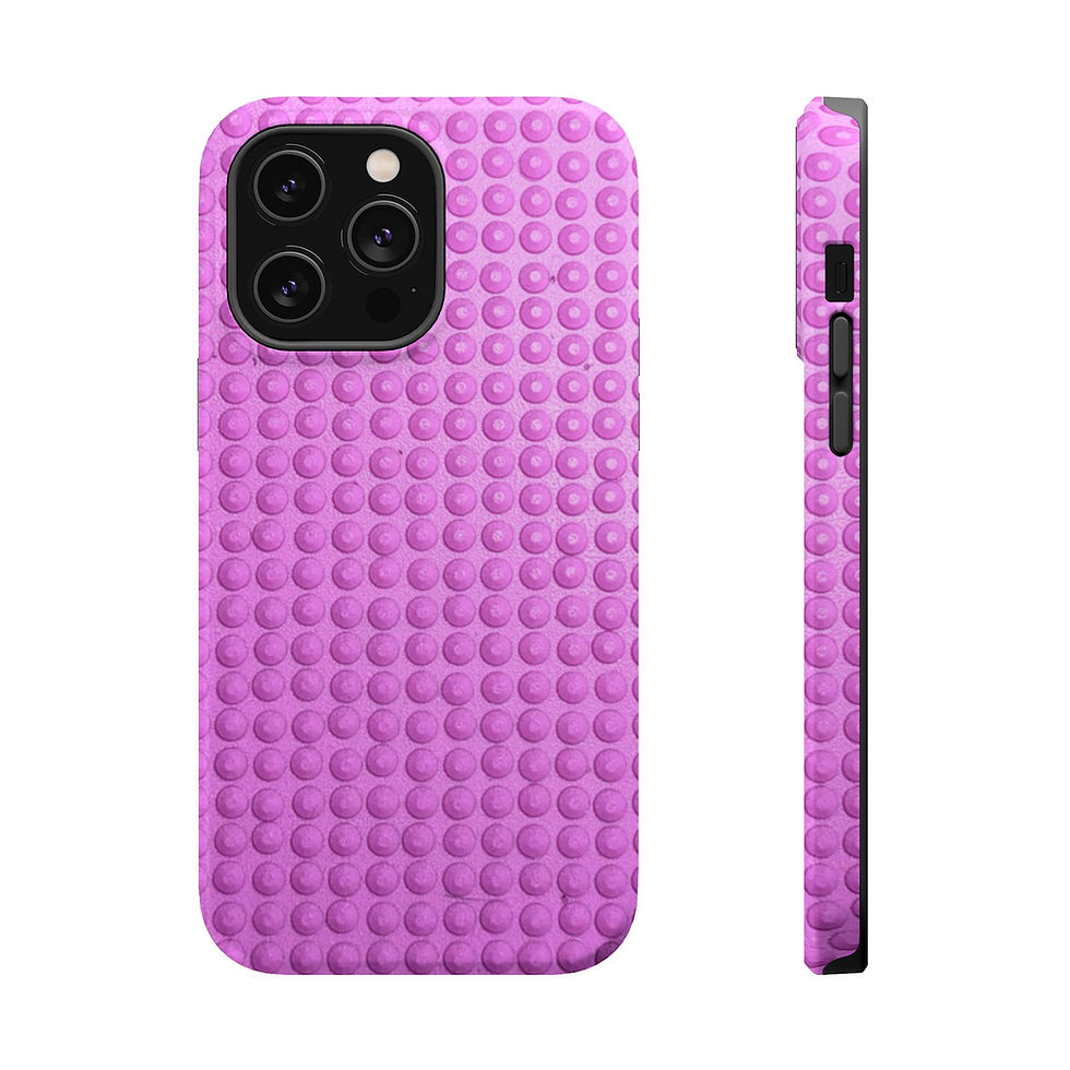 Thumbnail: MagSafe "pink studs" airbrush iPhone case 