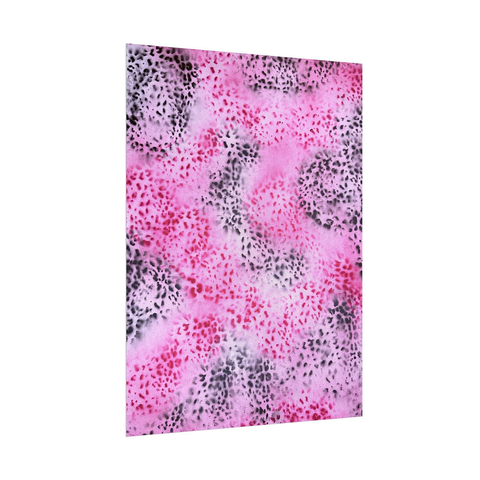 Thumbnail: "pink cheetah pt. 2" airbrush rolled print