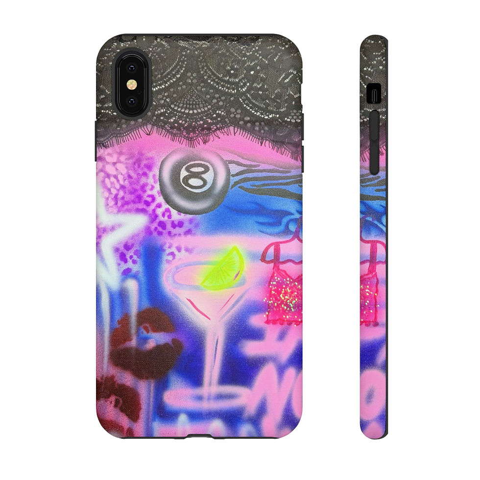 Thumbnail: "dream life" airbrush iPhone case