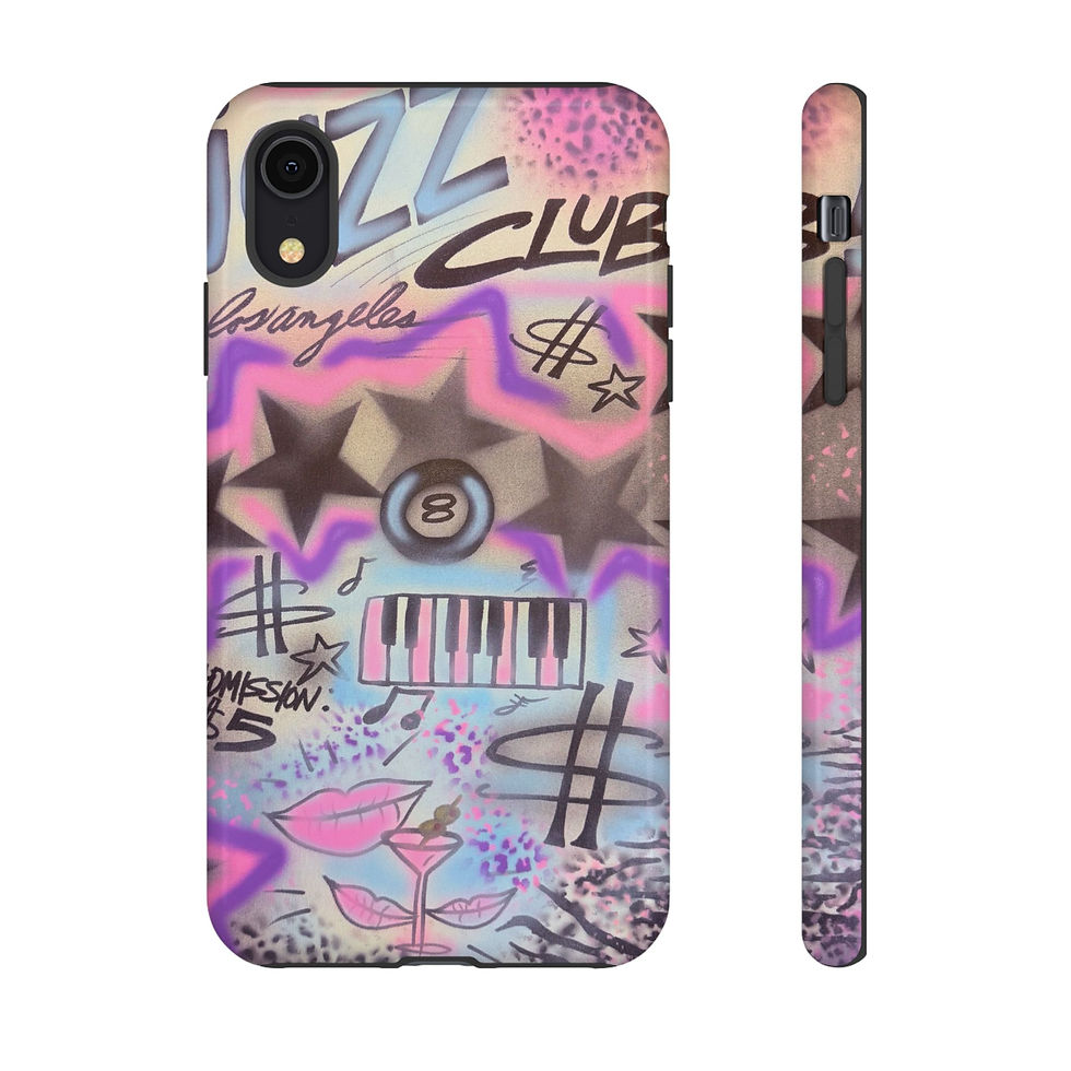 Thumbnail: "jazz club" airbrush iPhone case