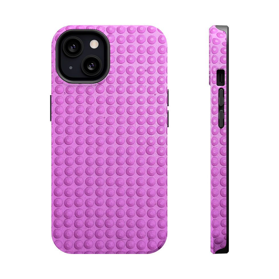 Thumbnail: MagSafe "pink studs" airbrush iPhone case 