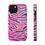 Thumbnail: MagSafe "glitter zebra" airbrush iPhone case 