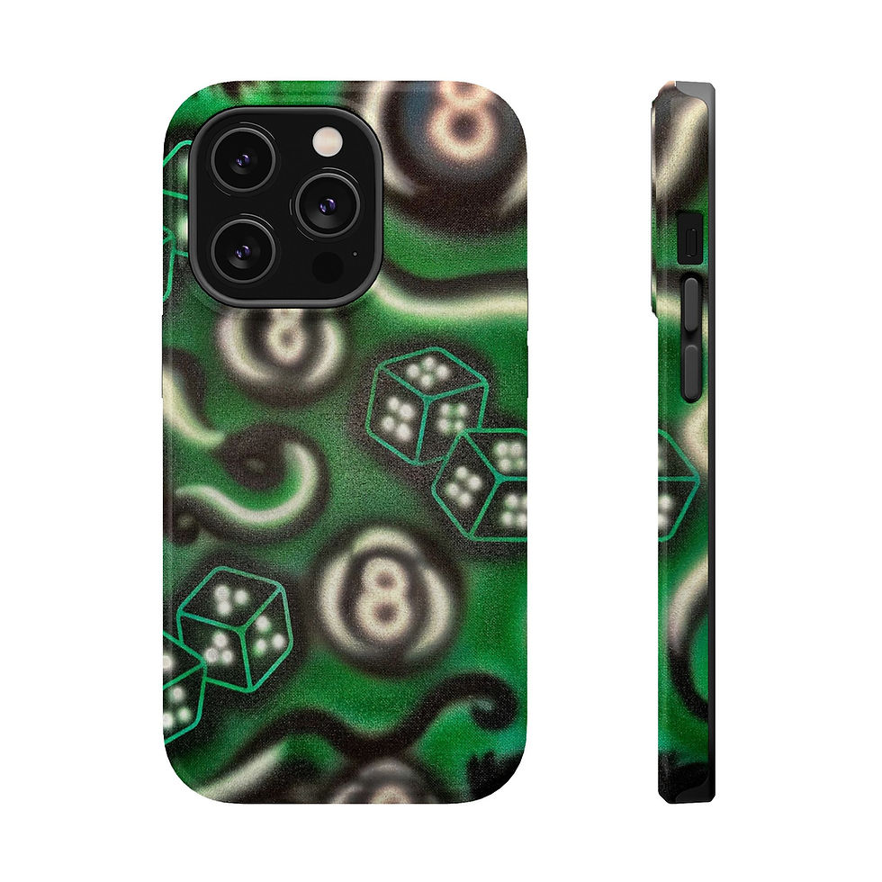 Thumbnail: MagSafe "risk it! pt. 2" airbrush iPhone case 
