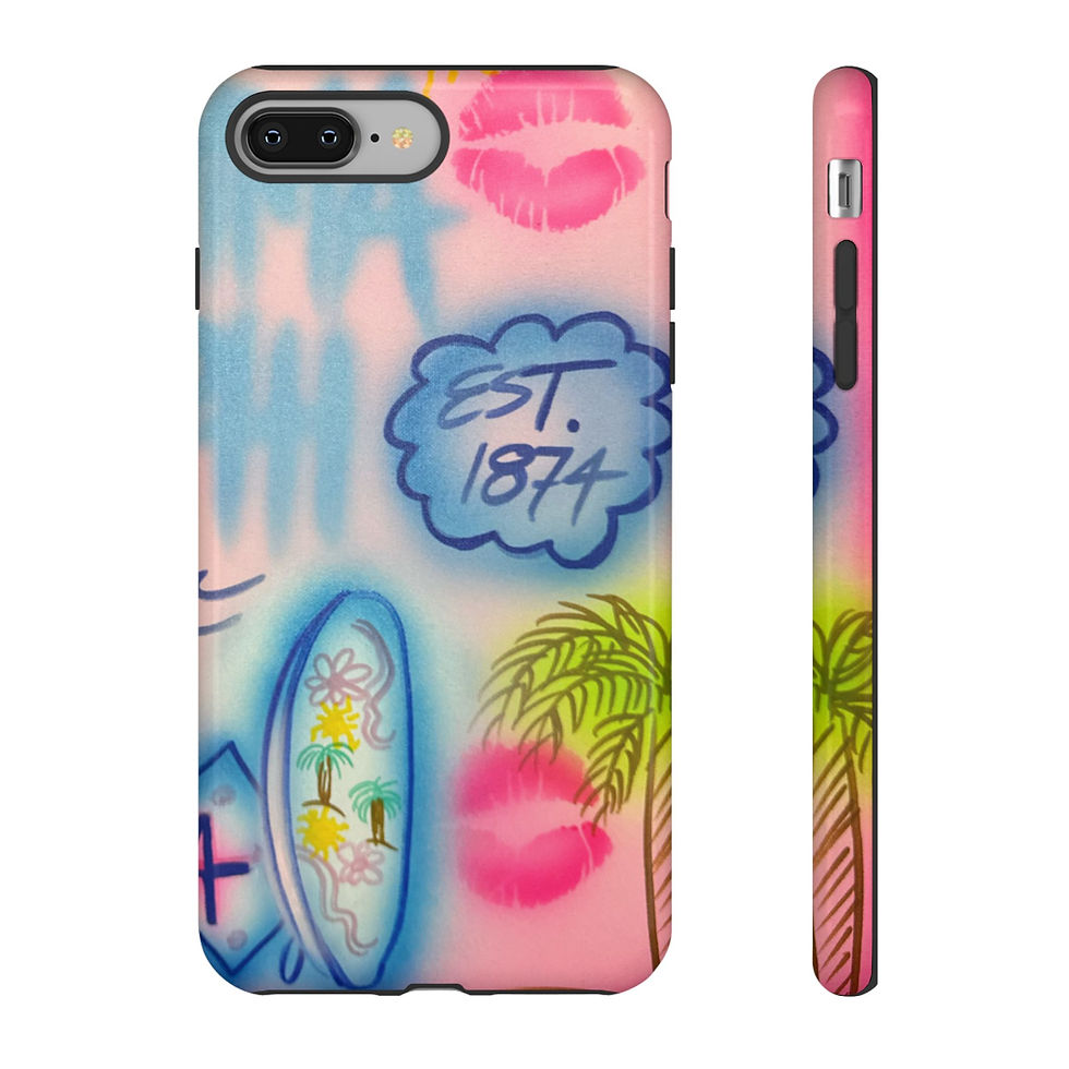 Thumbnail: "in the wave" airbrush iPhone case