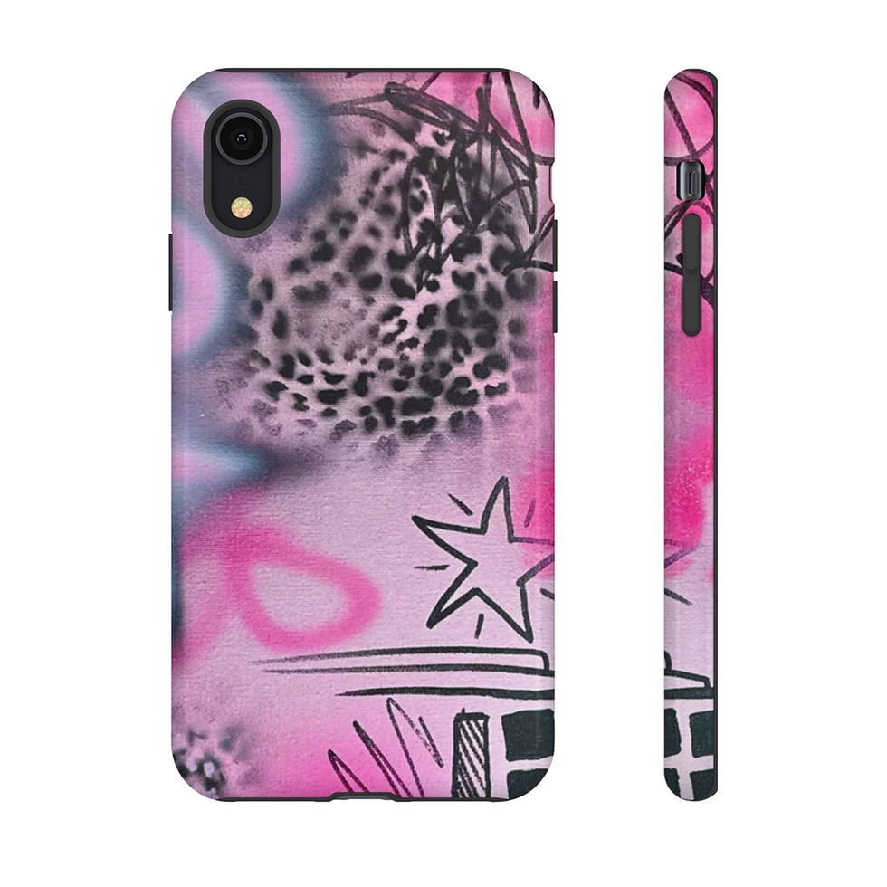 Thumbnail: "onyx cheetah" airbrush iPhone case