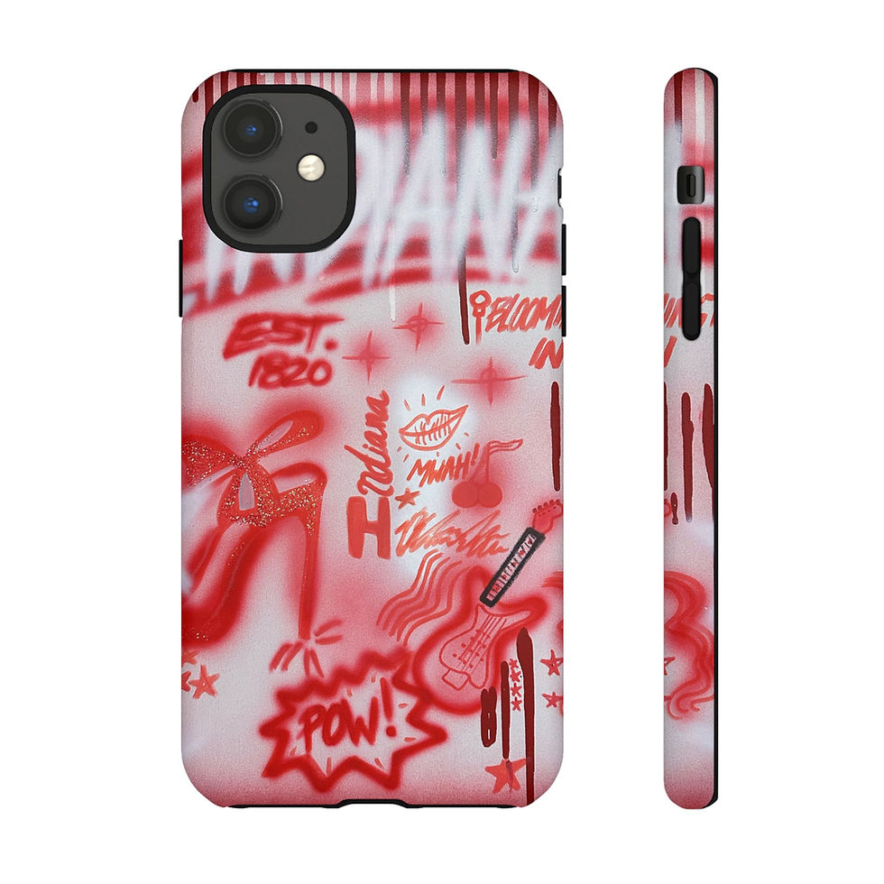 Thumbnail: "indiana" airbrush iPhone case