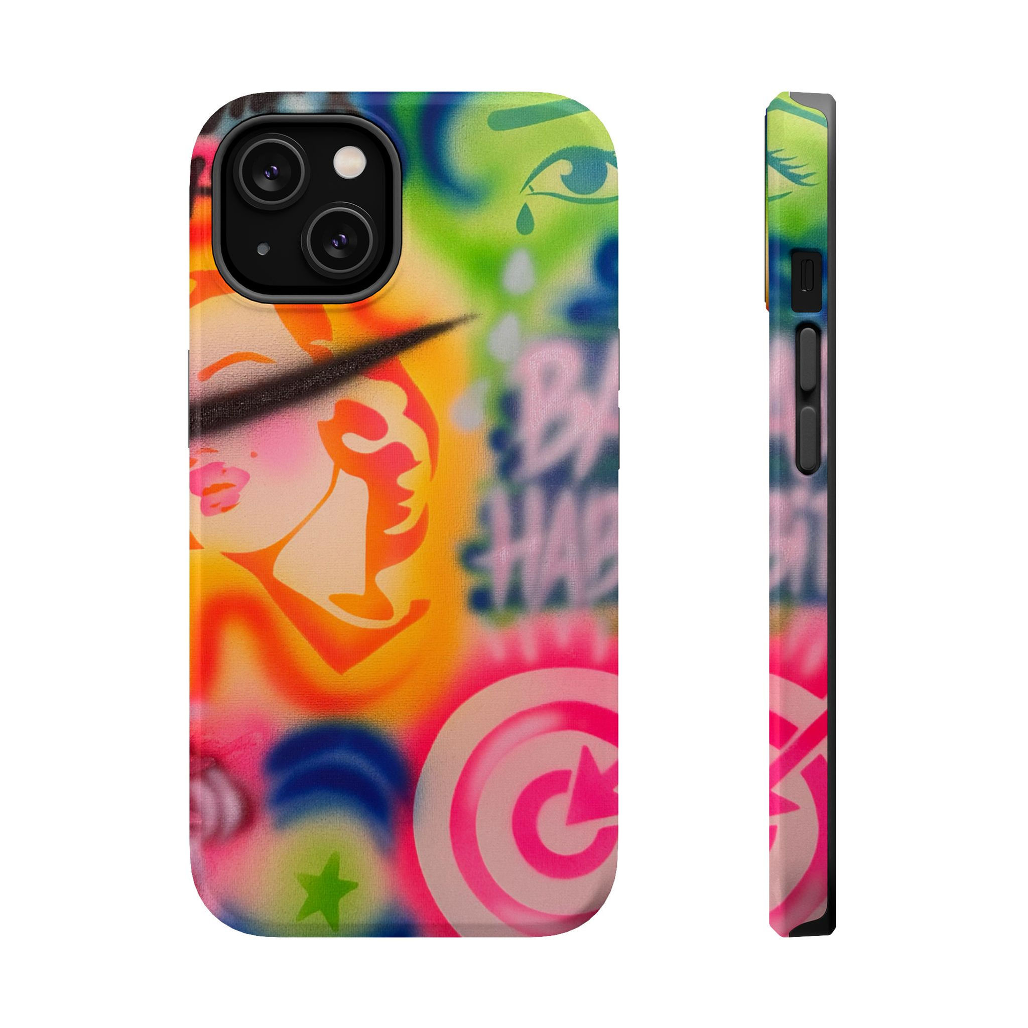 MagSafe "bad habits" airbrush iPhone case 