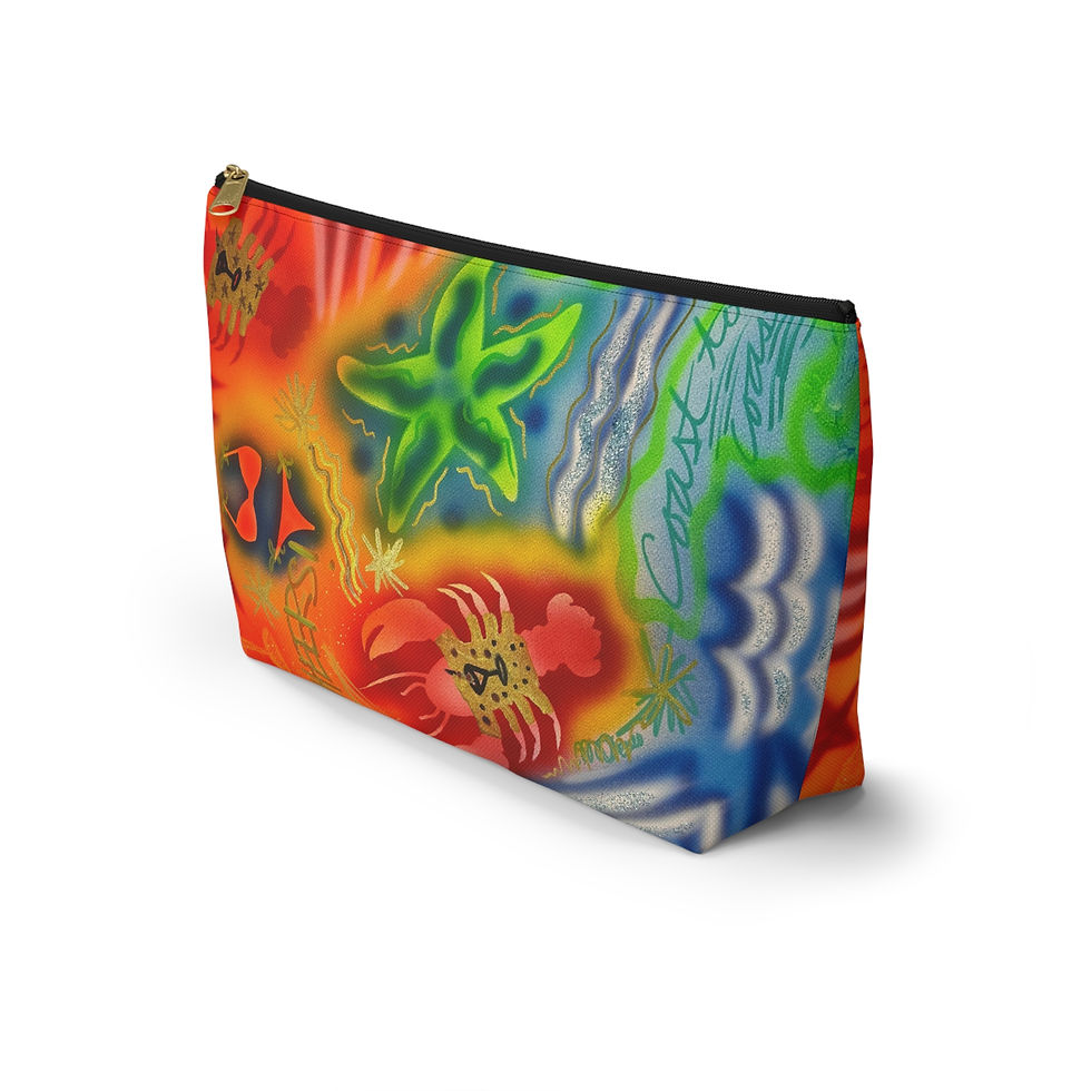 Thumbnail: "tipsy lobster" airbrush makeup pouch