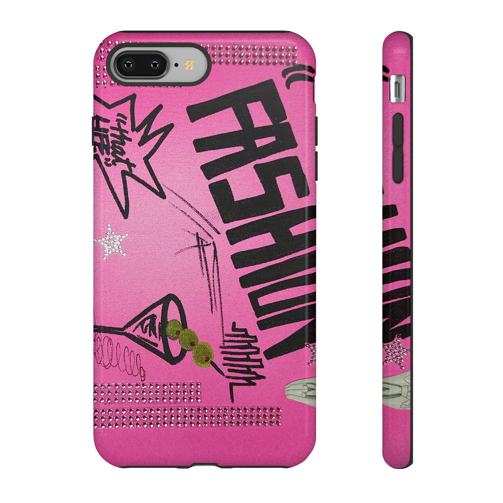 Thumbnail: "high fashion pt. 2" airbrush iPhone case