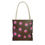 Thumbnail: "cherry mocha polka dot" airbrush tote bag
