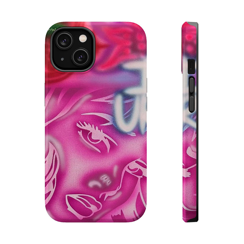 MagSafe "girlz WRLD" airbrush iPhone case